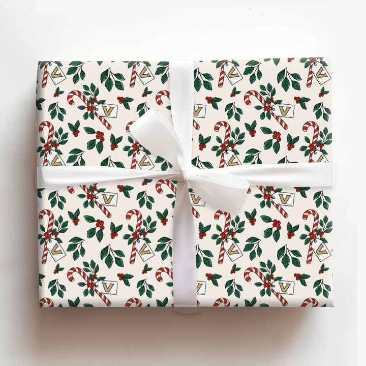 Peppermint Vanderbilt - Wrapping Paper - Aspen & Arlo