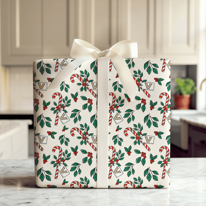 Peppermint Vanderbilt - Wrapping Paper - Aspen & Arlo
