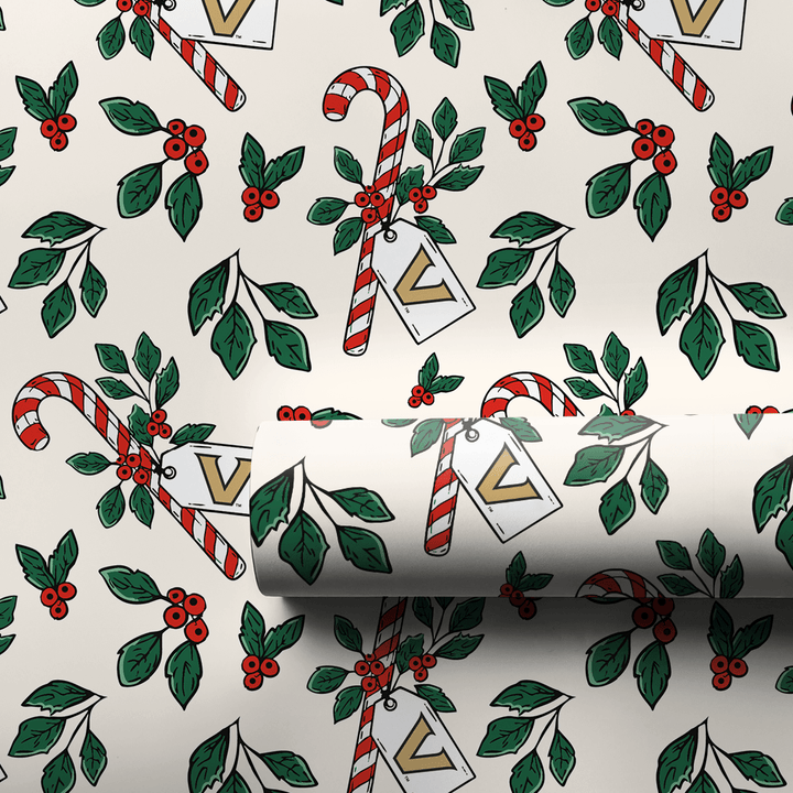 Peppermint Vanderbilt - Wrapping Paper - Aspen & Arlo