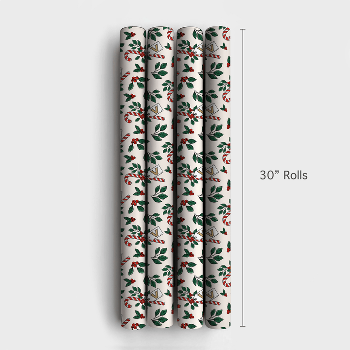 Peppermint Vanderbilt - Wrapping Paper - Aspen & Arlo