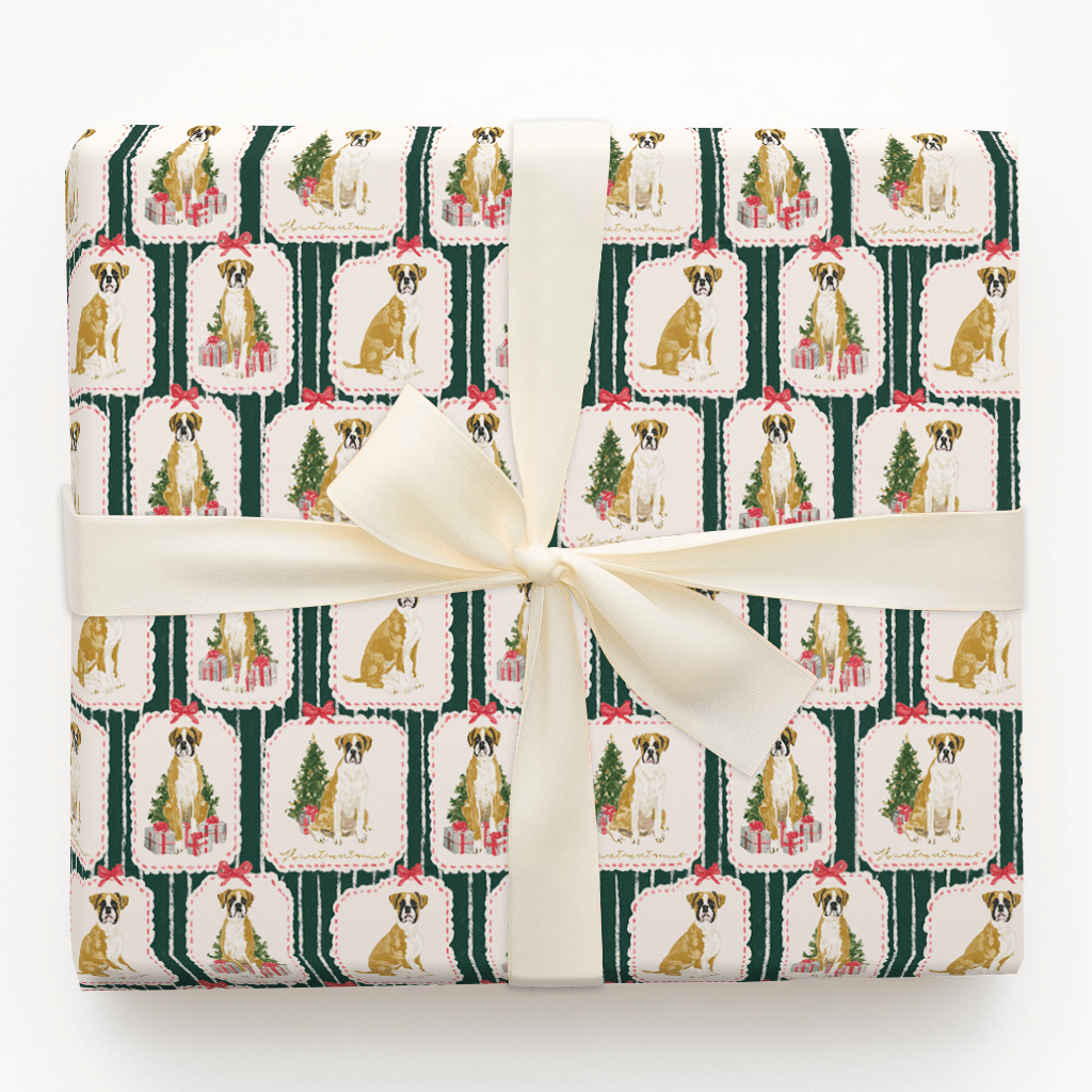 Boxer Gift Tags - Wrapping Paper - Aspen & Arlo
