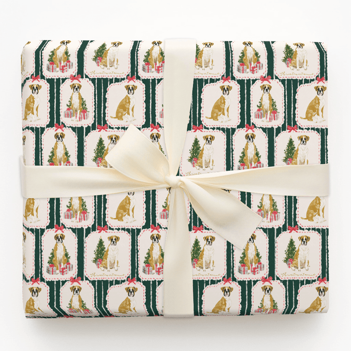 Boxer Gift Tags - Wrapping Paper - Aspen & Arlo