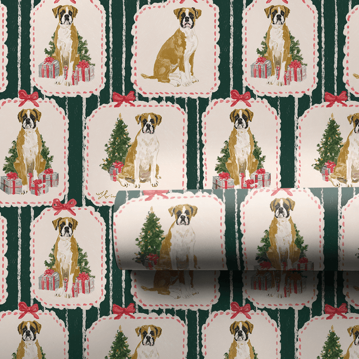 Boxer Gift Tags - Wrapping Paper - Aspen & Arlo