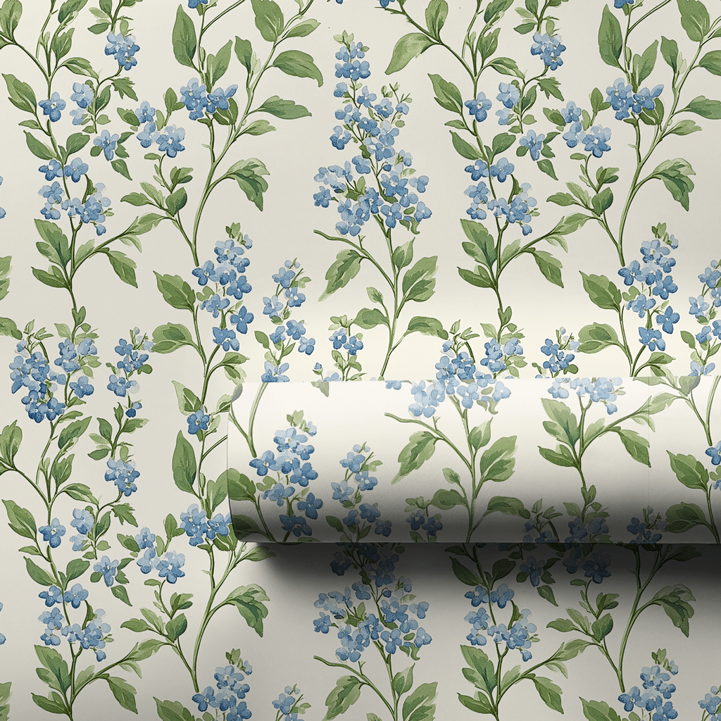 Soft as Baby Blue - Wrapping Paper - Aspen &amp; Arlo