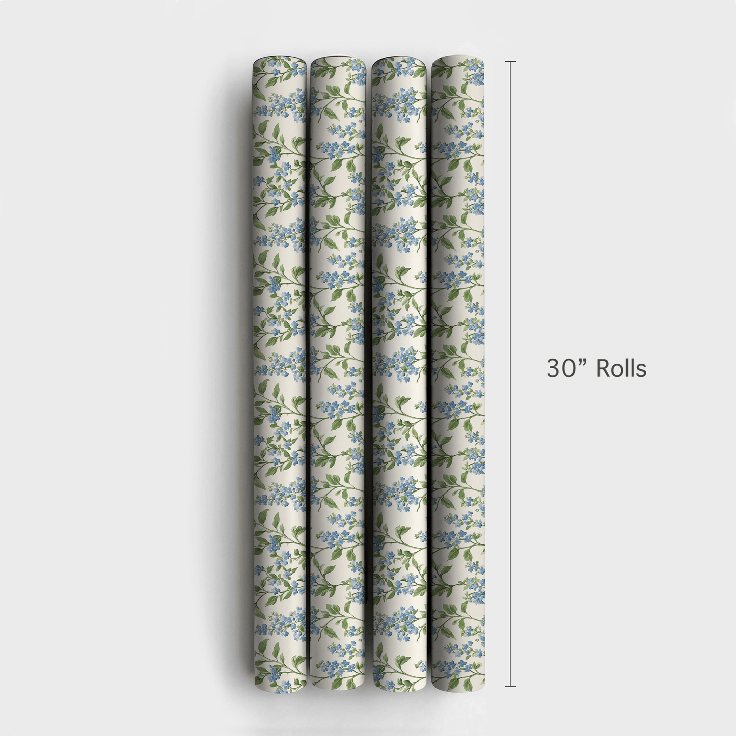 Soft as Baby Blue - Wrapping Paper - Aspen &amp; Arlo
