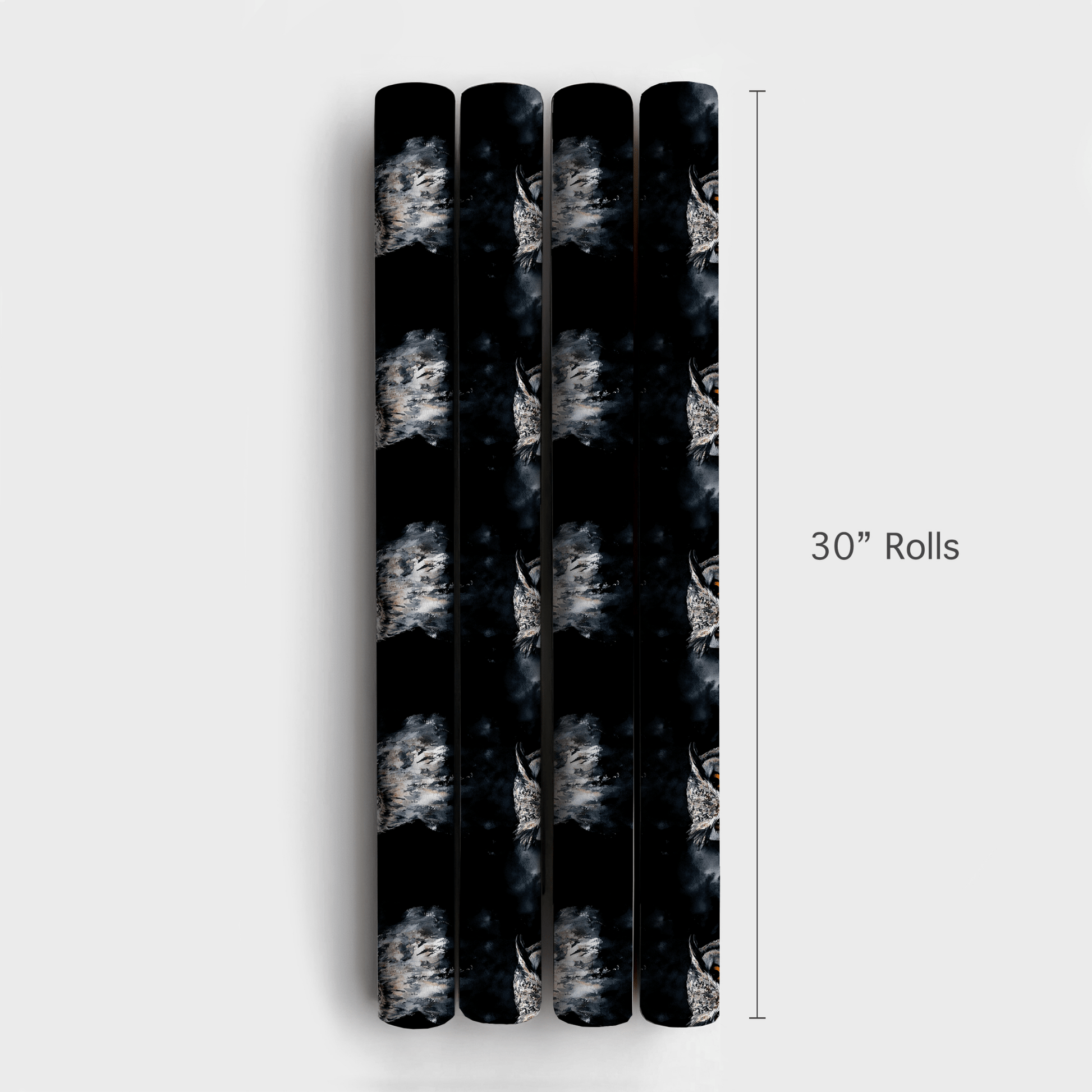 Hoot Charcoal - Wrapping Paper - Aspen & Arlo