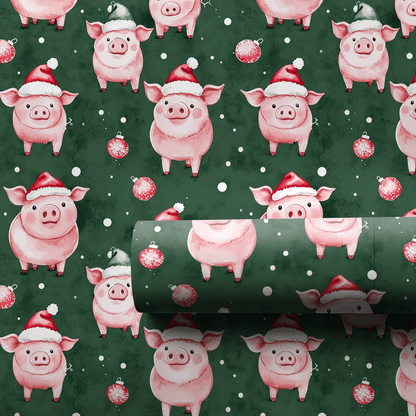 Piggy Party - Wrapping Paper - Aspen & Arlo