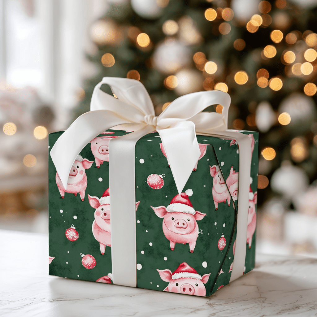 Piggy Party - Wrapping Paper - Aspen & Arlo