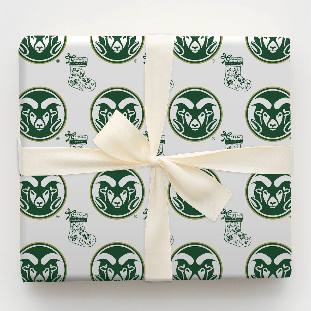 CSU Stocking - Wrapping Paper - Aspen & Arlo