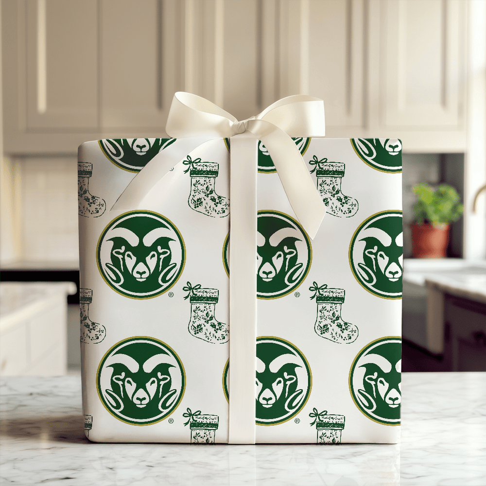 CSU Stocking - Wrapping Paper - Aspen & Arlo