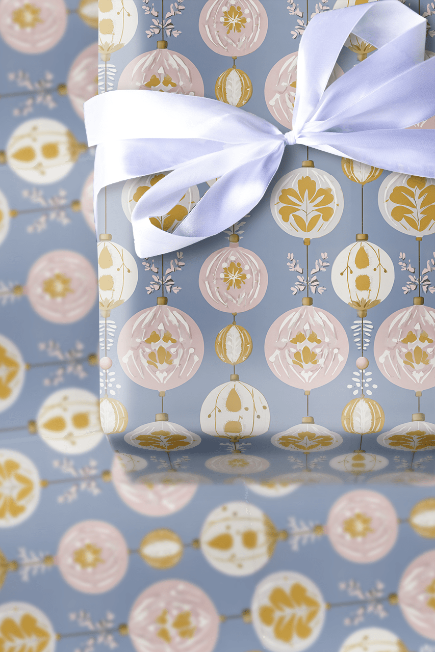 Kiss My Ornament - Wrapping Paper - Aspen & Arlo