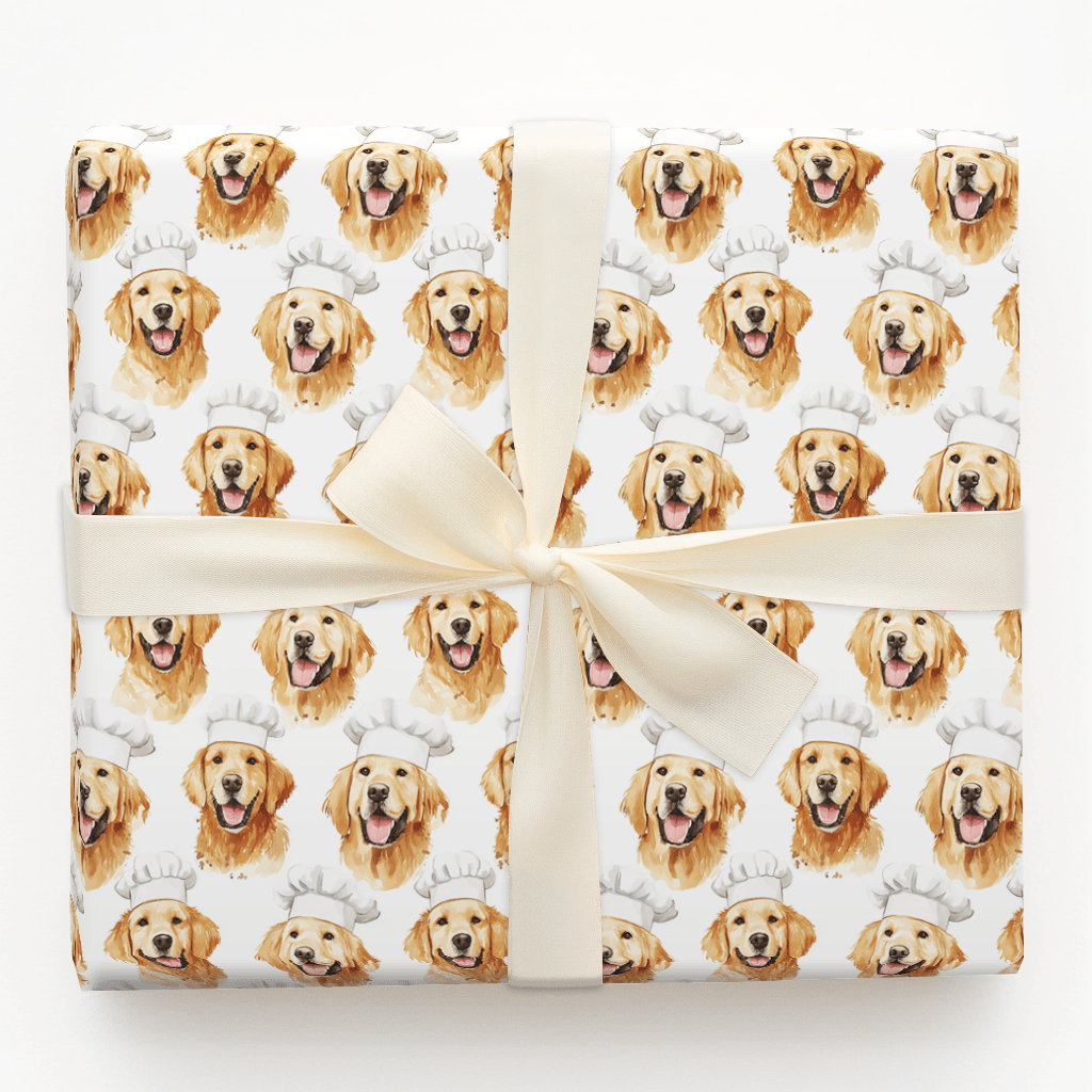 Cooking with the Goldens - Wrapping Paper - Aspen & Arlo