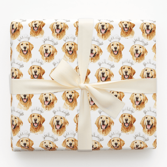 Cooking with the Goldens - Wrapping Paper - Aspen & Arlo