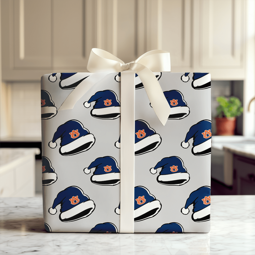 Auburn Santa - Wrapping Paper - Aspen & Arlo