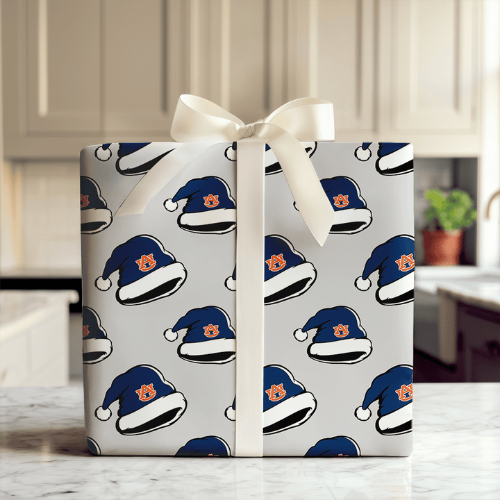 Auburn Santa - Wrapping Paper - Aspen & Arlo