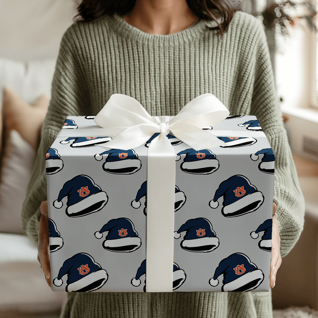 Auburn Santa - Wrapping Paper - Aspen & Arlo