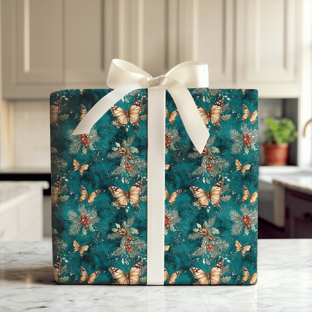 Holiday Wings - Wrapping Paper - Aspen & Arlo