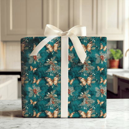 Holiday Wings - Wrapping Paper - Aspen & Arlo