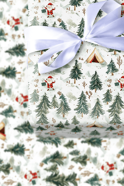 Snowy Campsite - Wrapping Paper - Aspen & Arlo