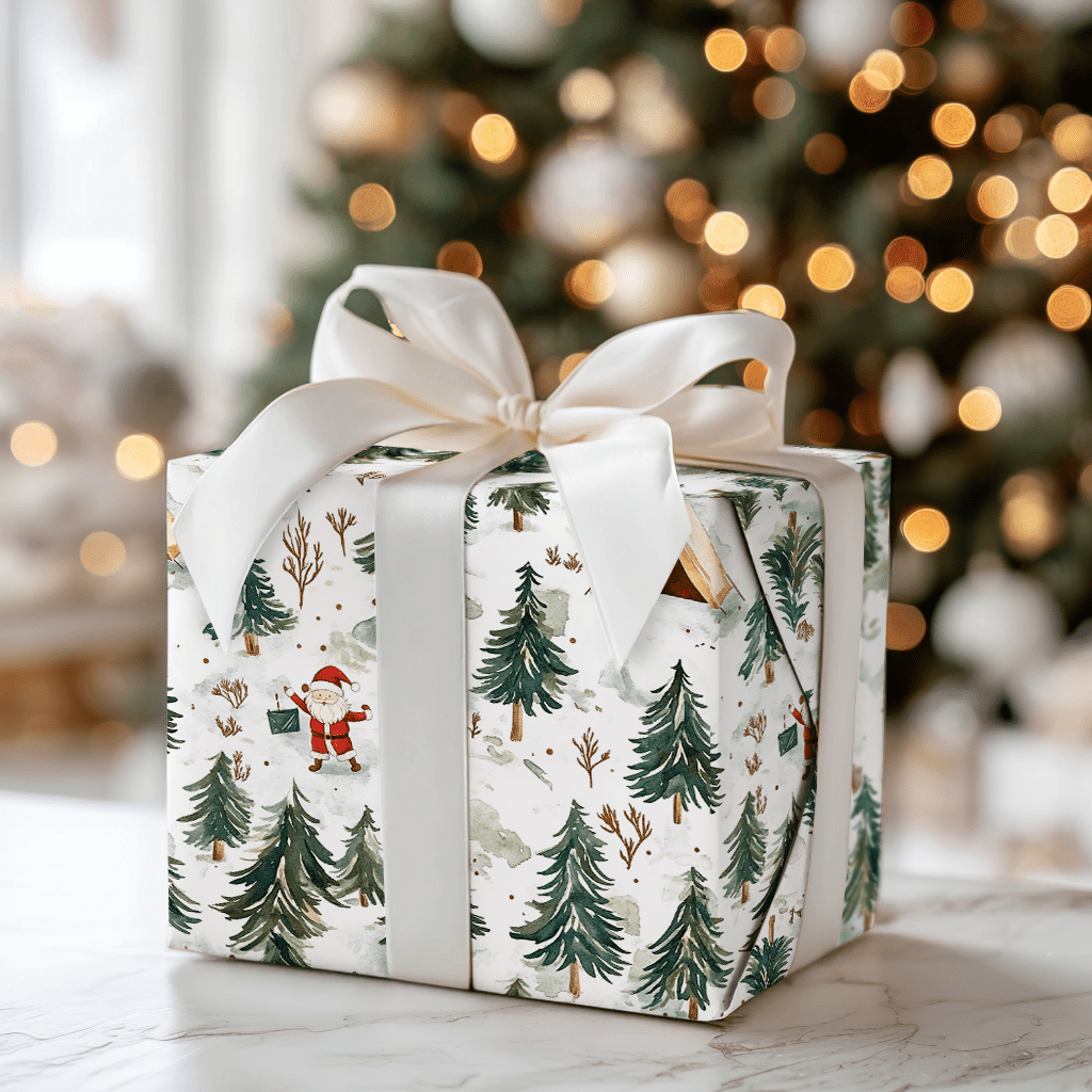 Snowy Campsite - Wrapping Paper - Aspen & Arlo