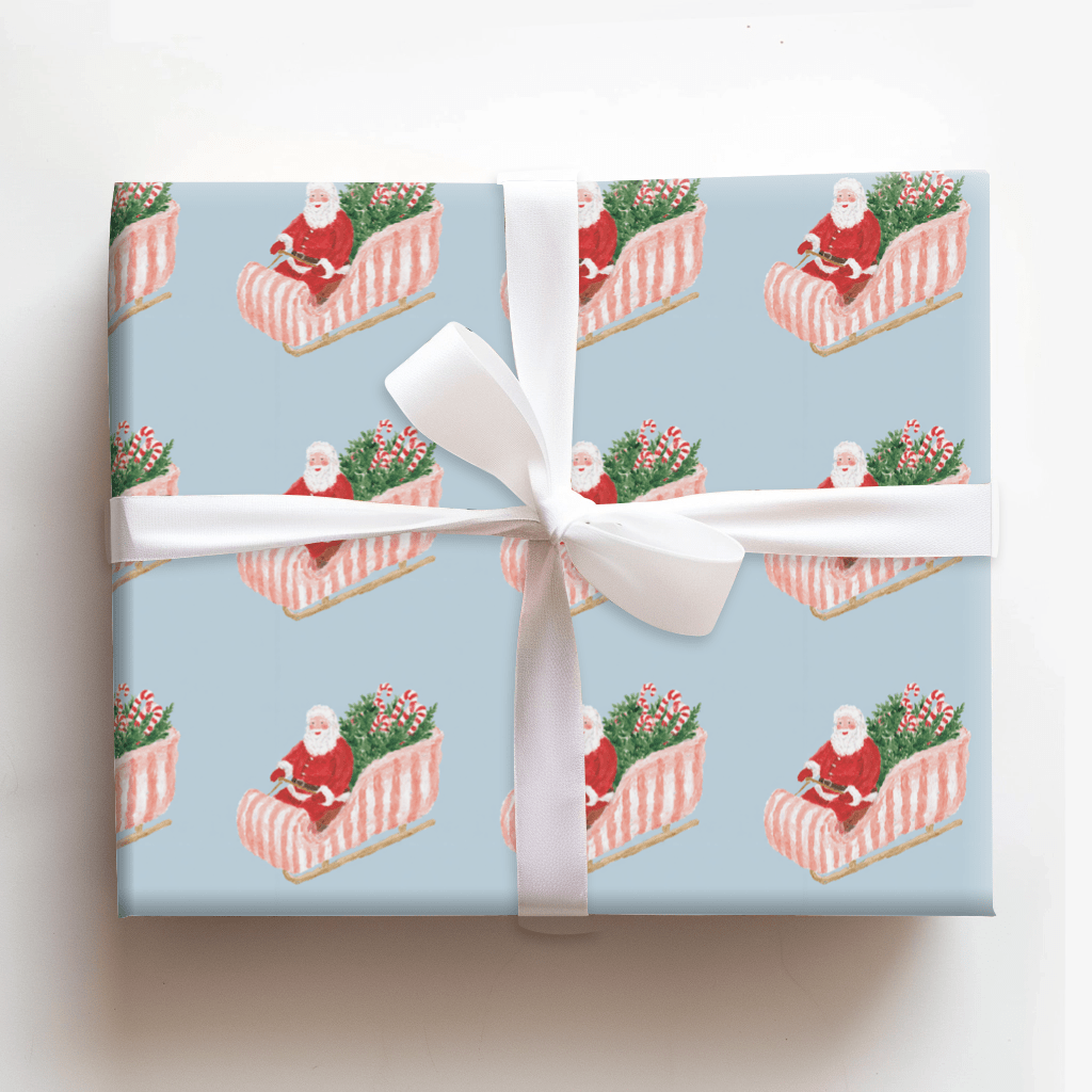 Santa_s Garden Gate - Wrapping Paper - Aspen & Arlo