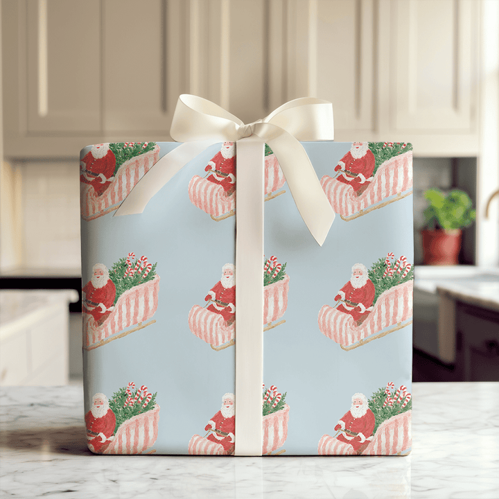 Santa_s Garden Gate - Wrapping Paper - Aspen & Arlo