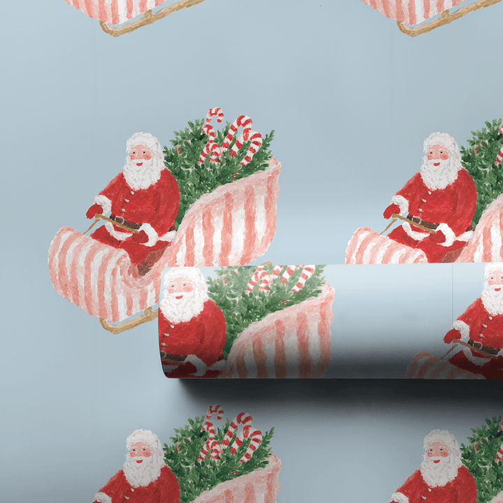Santa_s Garden Gate - Wrapping Paper - Aspen & Arlo