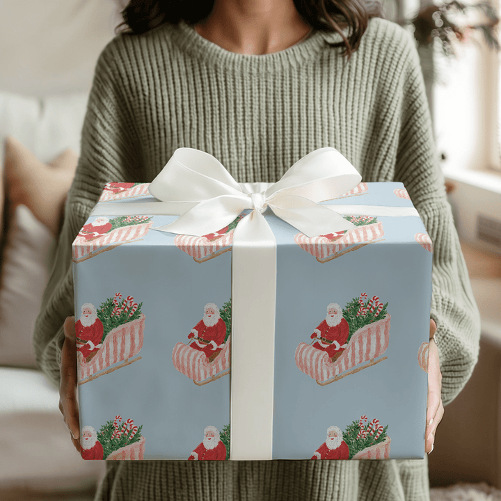 Santa_s Garden Gate - Wrapping Paper - Aspen & Arlo