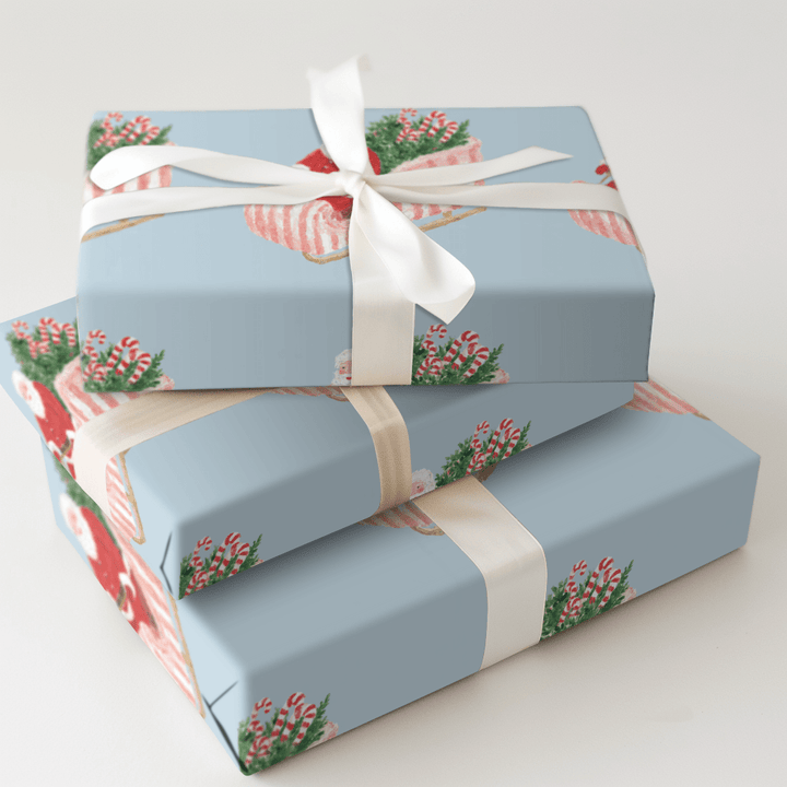 Santa_s Garden Gate - Wrapping Paper - Aspen & Arlo