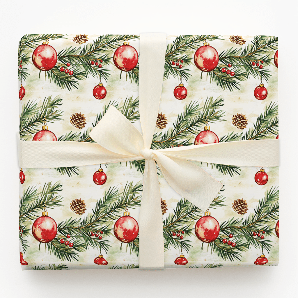 Twinkle Tree Ornament - Wrapping Paper - Aspen & Arlo