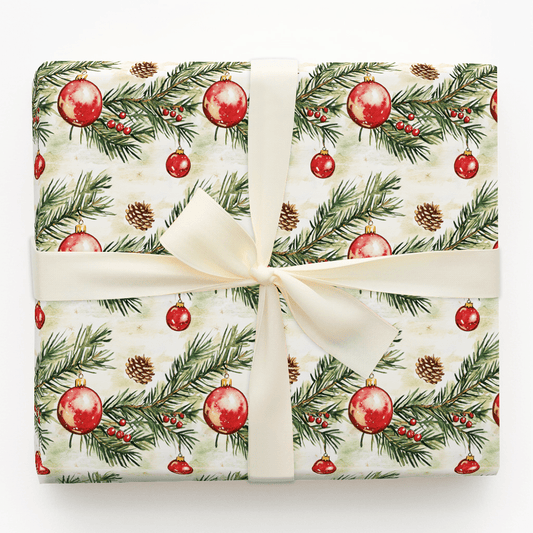 Twinkle Tree Ornament - Wrapping Paper - Aspen & Arlo