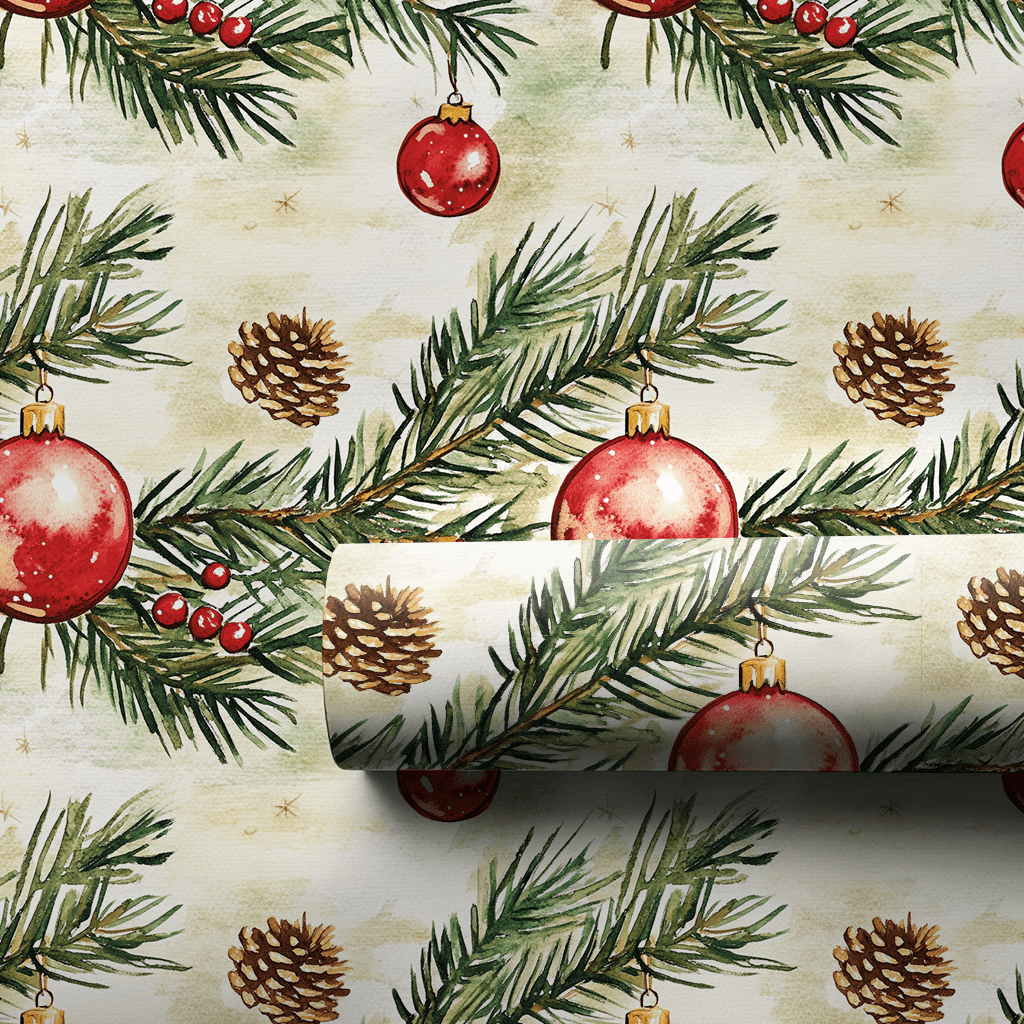 Twinkle Tree Ornament - Wrapping Paper - Aspen & Arlo