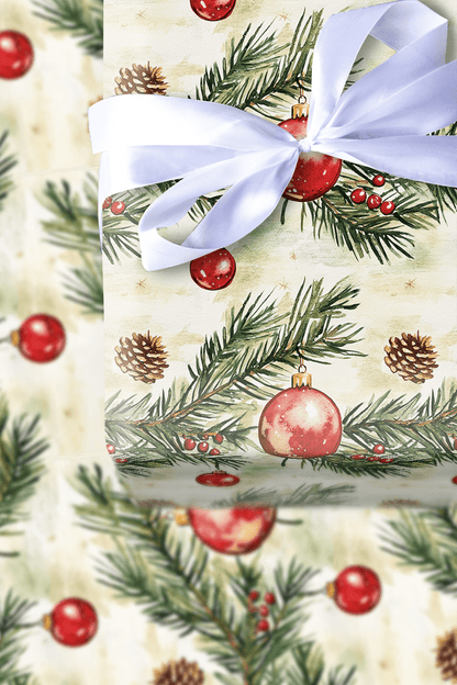 Twinkle Tree Ornament - Wrapping Paper - Aspen & Arlo