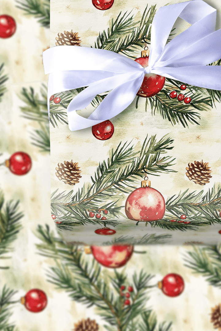 Twinkle Tree Ornament - Wrapping Paper - Aspen & Arlo