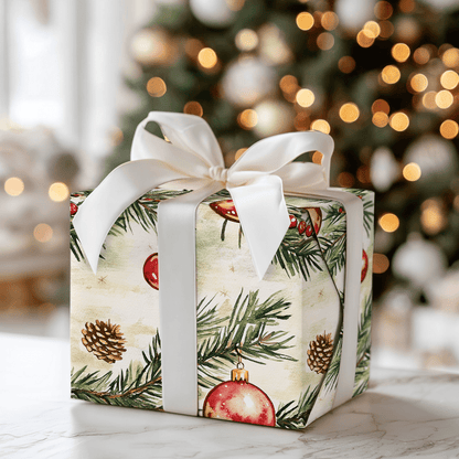 Twinkle Tree Ornament - Wrapping Paper - Aspen & Arlo