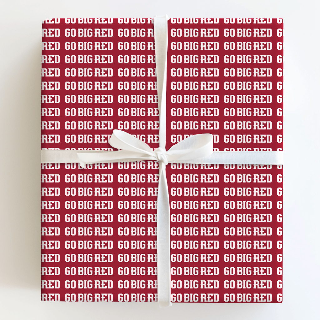 Go Big Red - Wrapping Paper - Aspen & Arlo