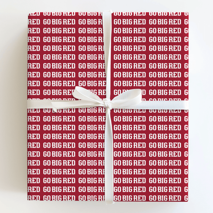 Go Big Red - Wrapping Paper - Aspen & Arlo