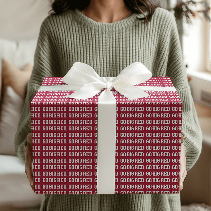 Go Big Red - Wrapping Paper - Aspen & Arlo