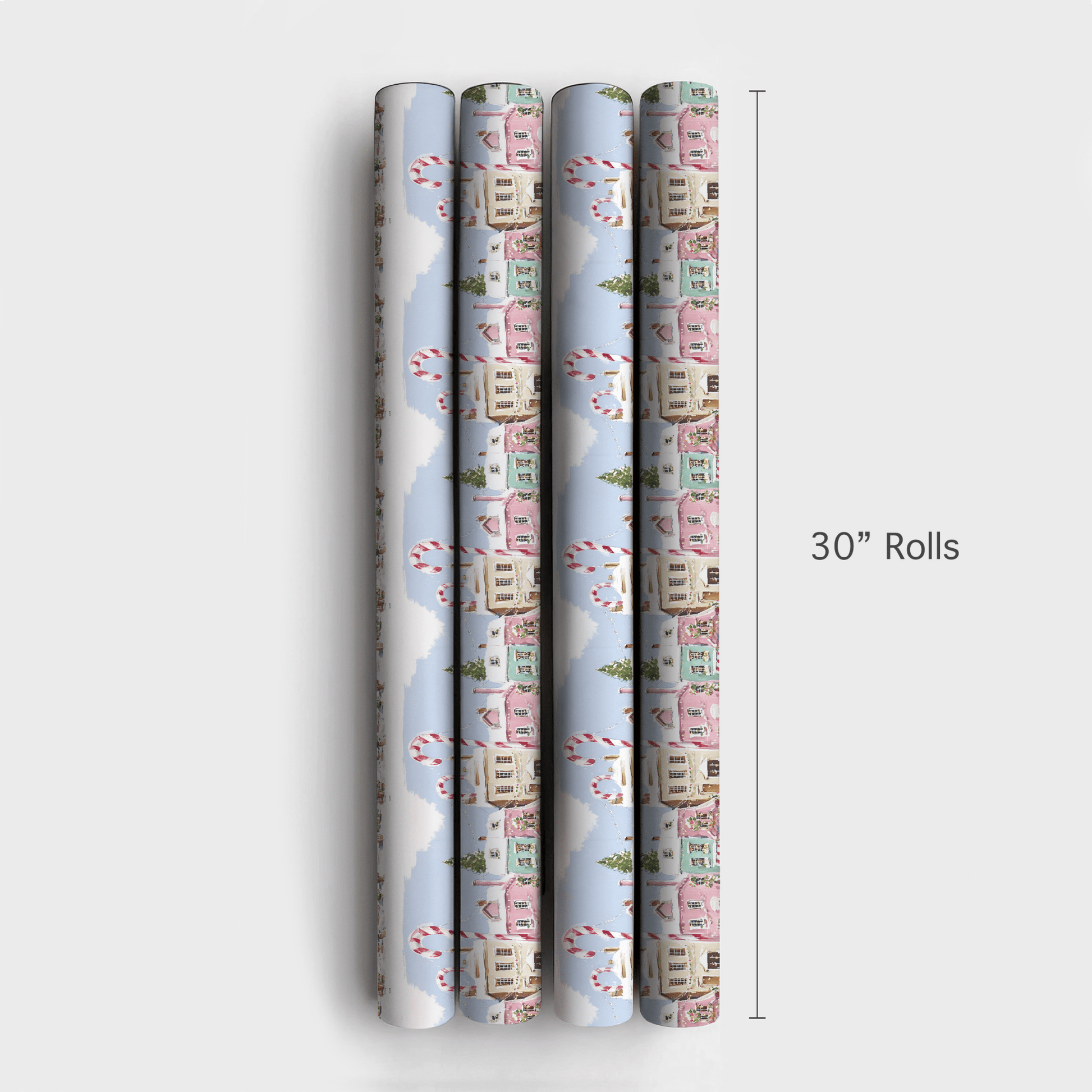 Candy Cane Crossing - Wrapping Paper - Aspen & Arlo