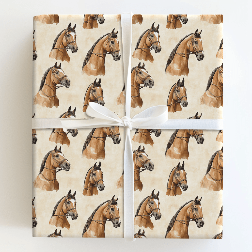 Saddled with Love - Wrapping Paper - Aspen & Arlo