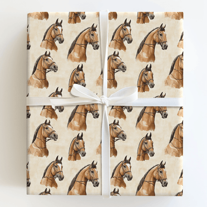 Saddled with Love - Wrapping Paper - Aspen & Arlo