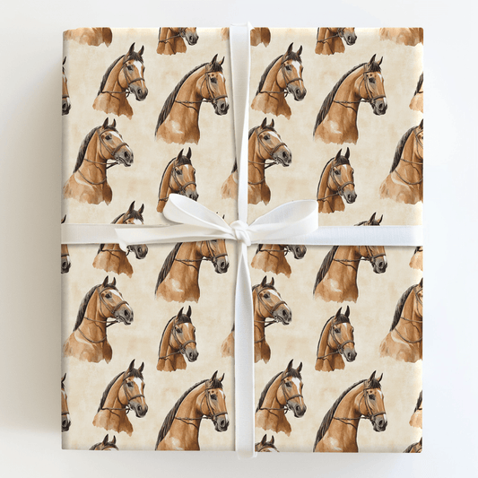 Saddled with Love - Wrapping Paper - Aspen & Arlo