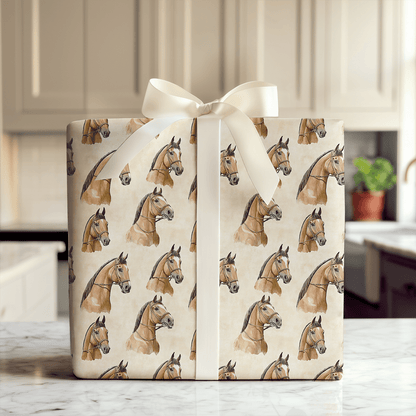 Saddled with Love - Wrapping Paper - Aspen & Arlo