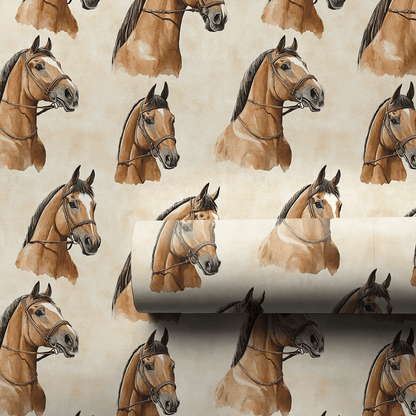 Saddled with Love - Wrapping Paper - Aspen & Arlo
