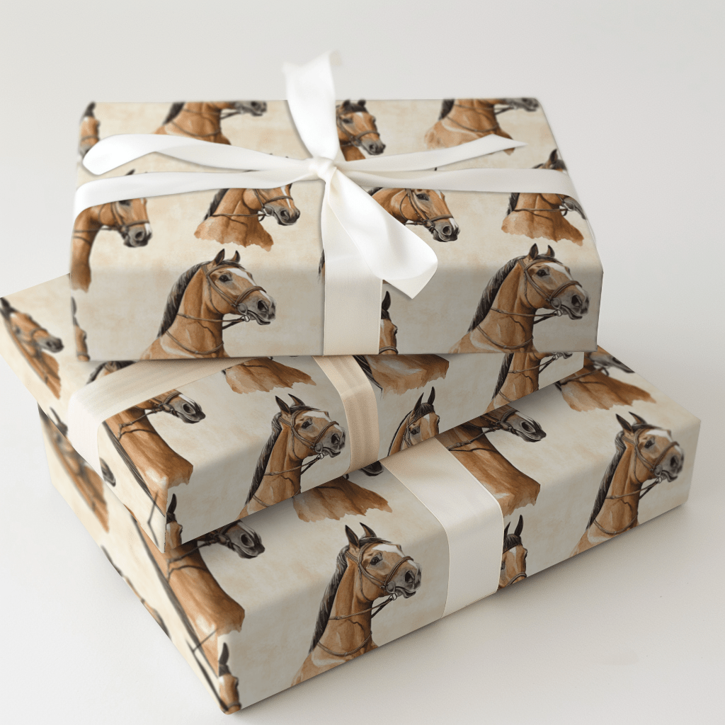 Saddled with Love - Wrapping Paper - Aspen & Arlo