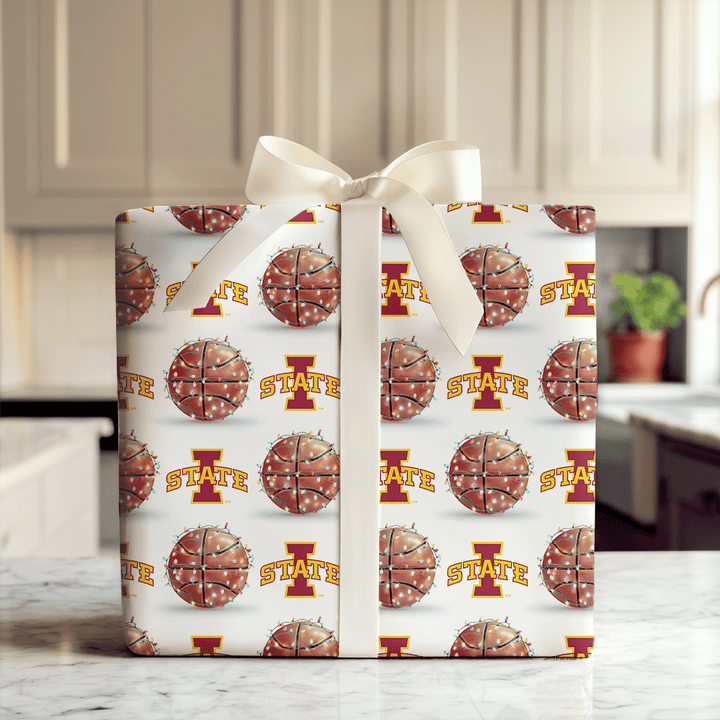 Red & Gold Slam - Wrapping Paper - Aspen & Arlo
