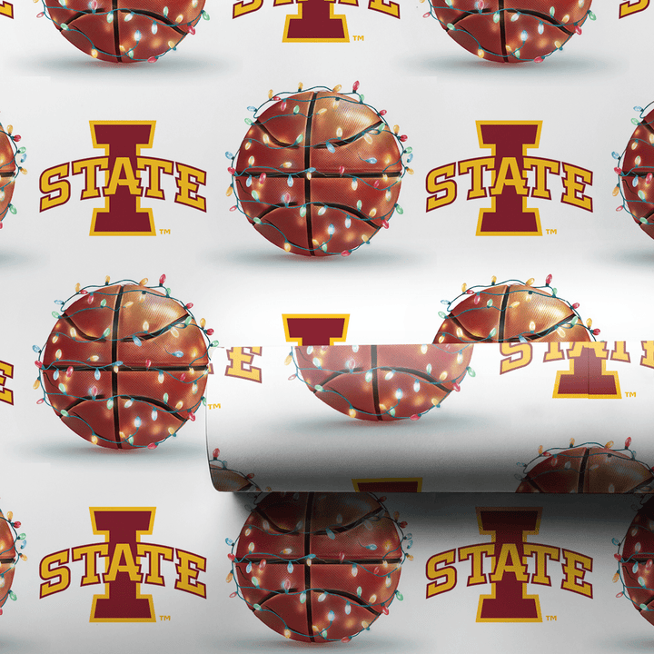 Red & Gold Slam - Wrapping Paper - Aspen & Arlo