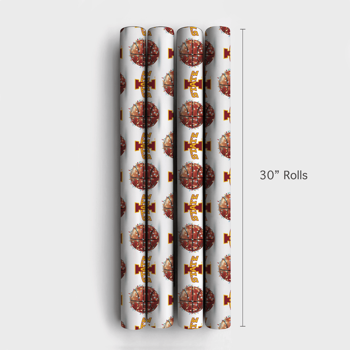Red & Gold Slam - Wrapping Paper - Aspen & Arlo