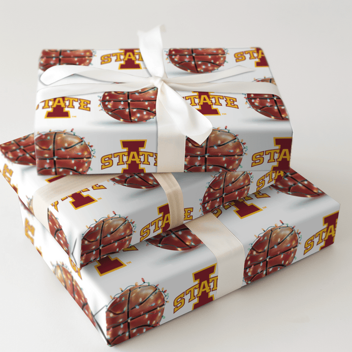 Red & Gold Slam - Wrapping Paper - Aspen & Arlo