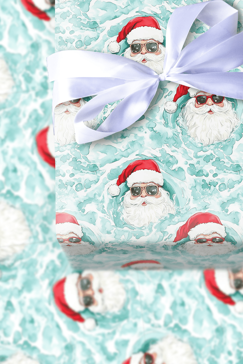 Jingle Jacuzzi - Wrapping Paper - Aspen & Arlo